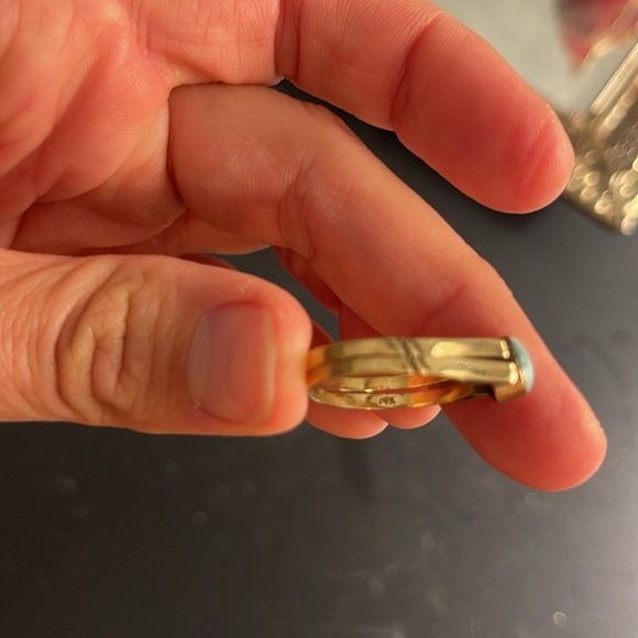 14k gold reversible ring - Picture 6 of 6